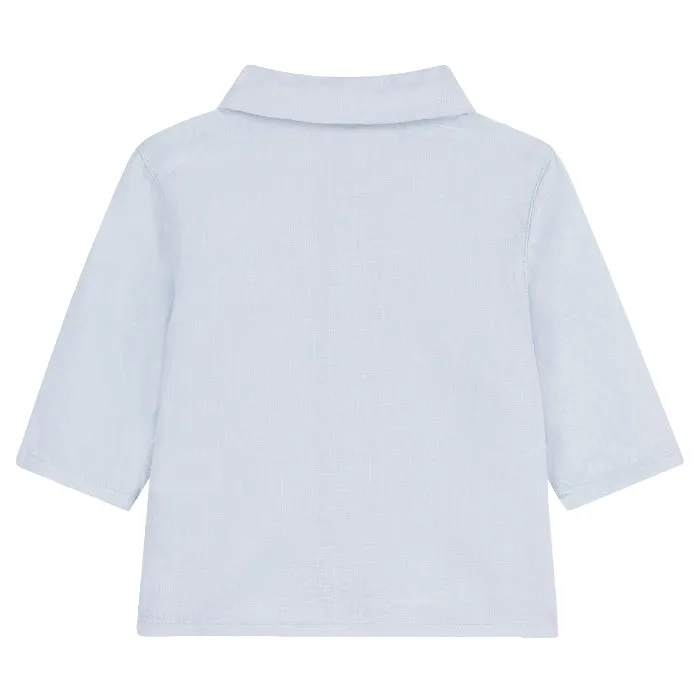 Petit Bateau Baby Shirt Light Blue