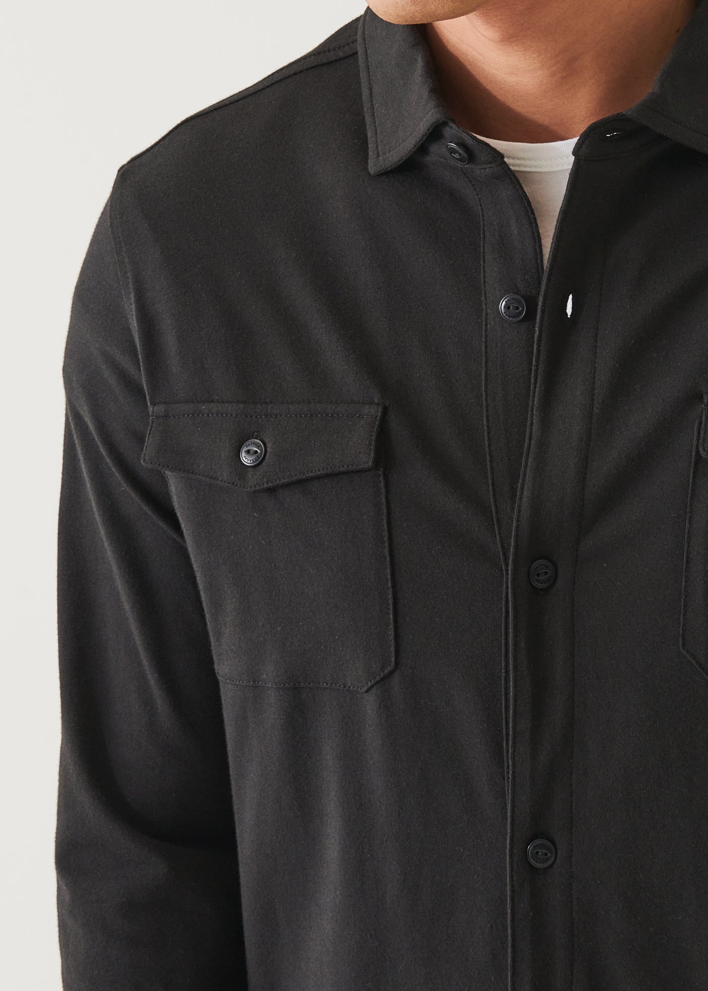 PIMA COTTON STRETCH OVERSHIRT