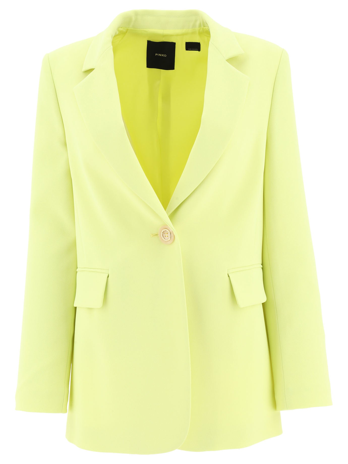 Pinko V-Neck Single-Breasted Blazer