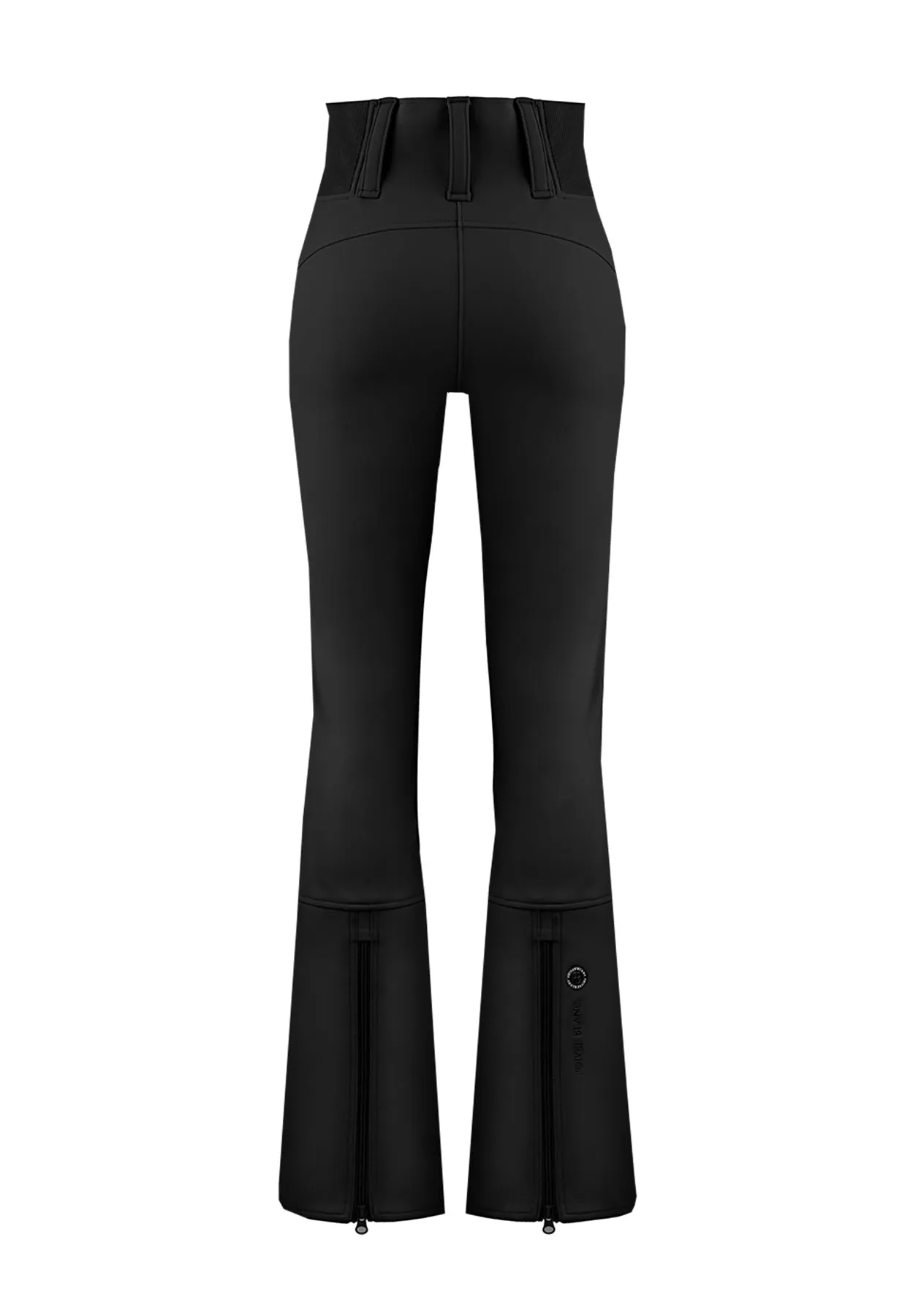 Poivre Blanc Short Length Softshell Ski Pant in Black W23-1121