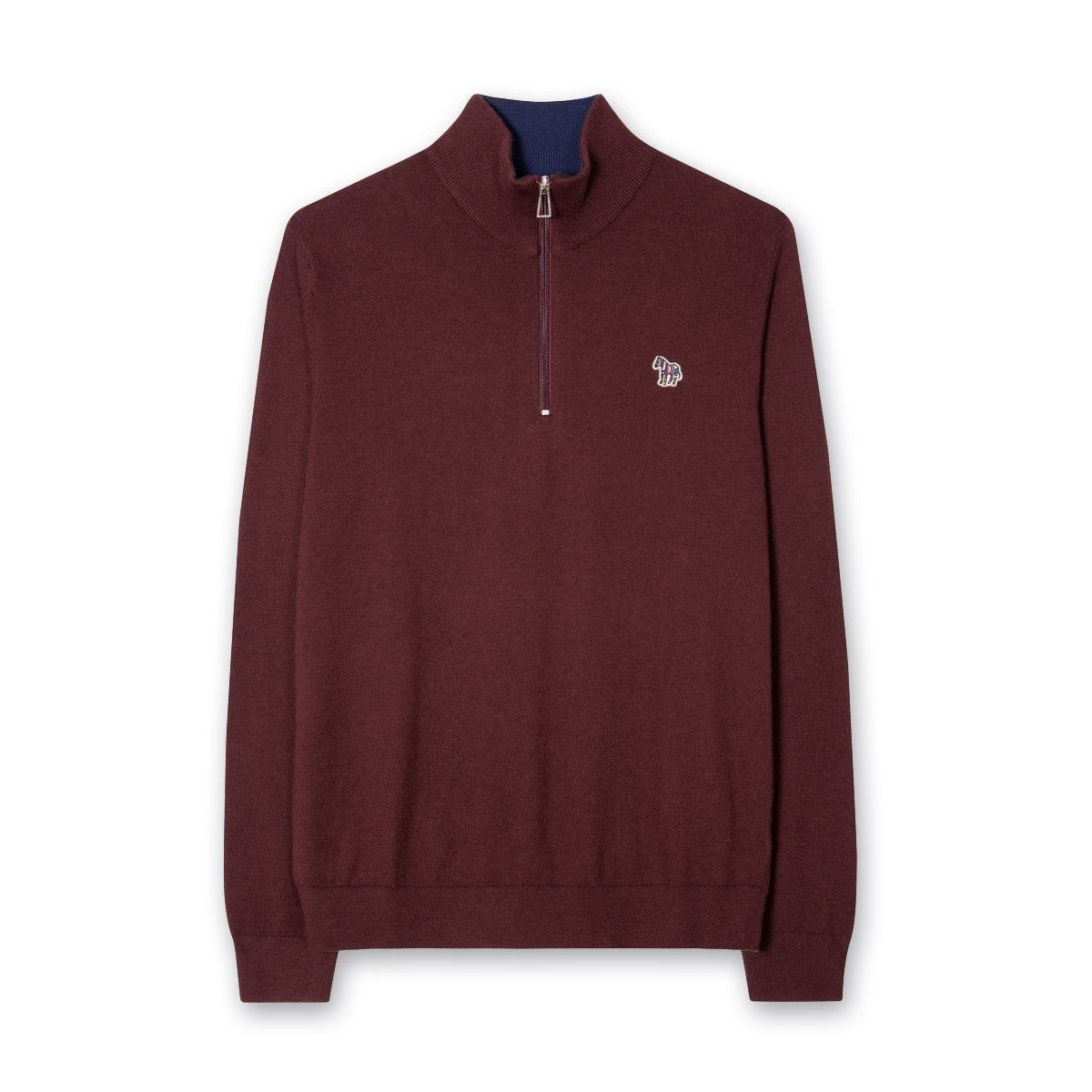 PS Paul Smith - Zip Neck Jumper in Burgundy