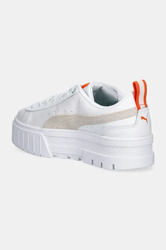 Puma shoes Mayze Lth white color