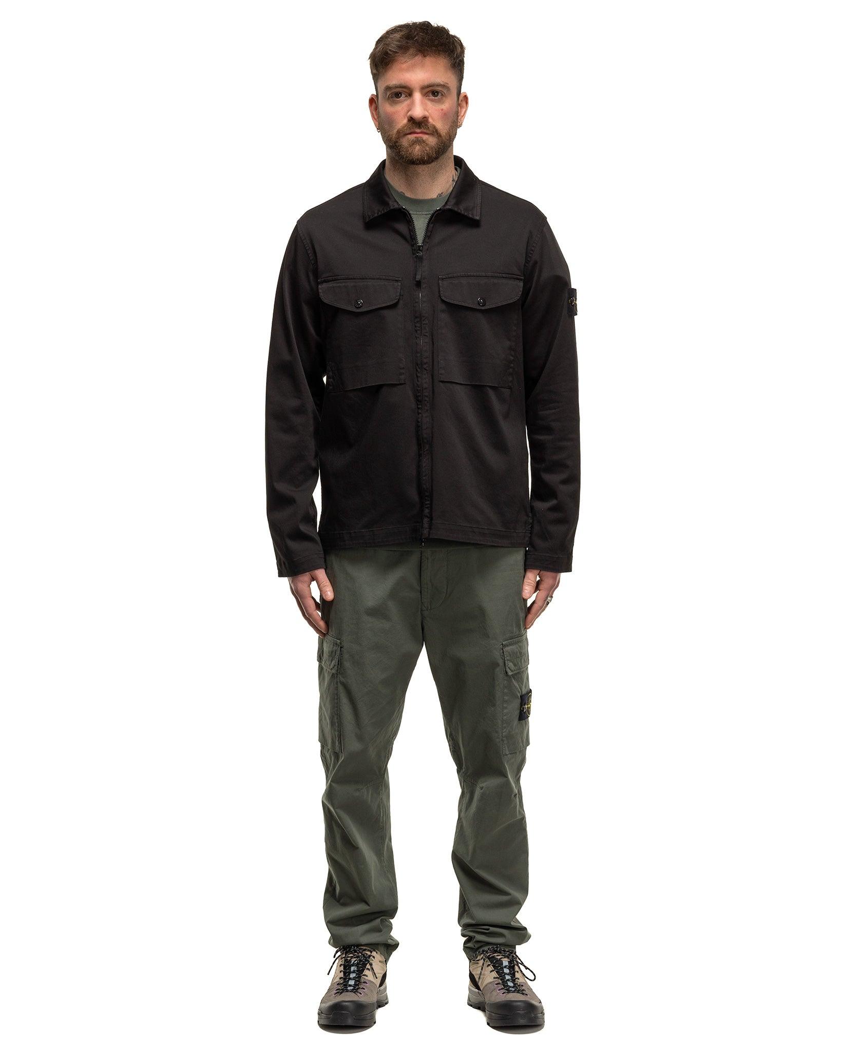 Regular Fit Overshirt Black