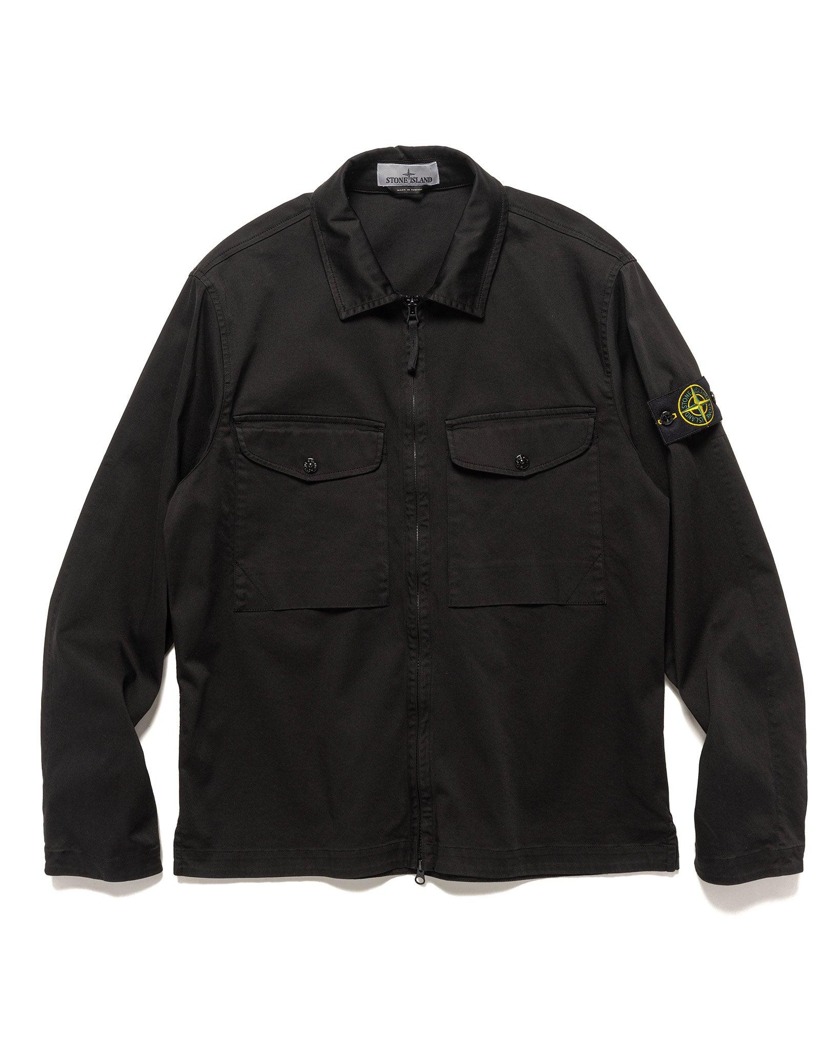 Regular Fit Overshirt Black