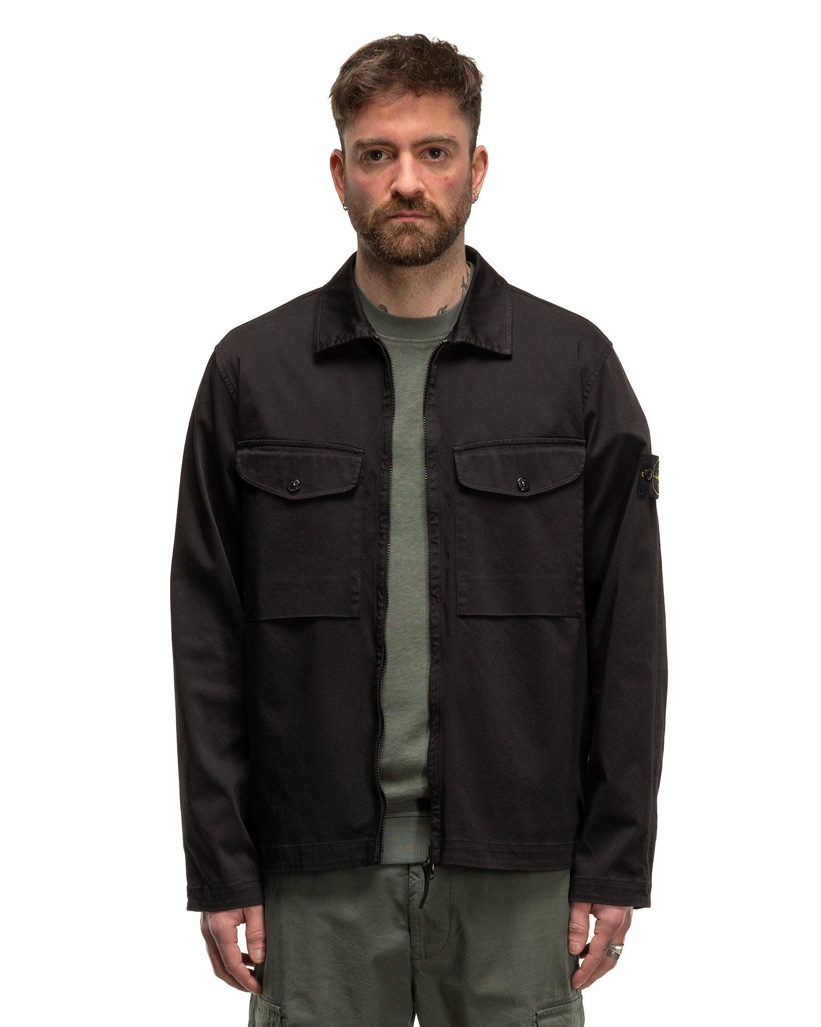 Regular Fit Overshirt Black