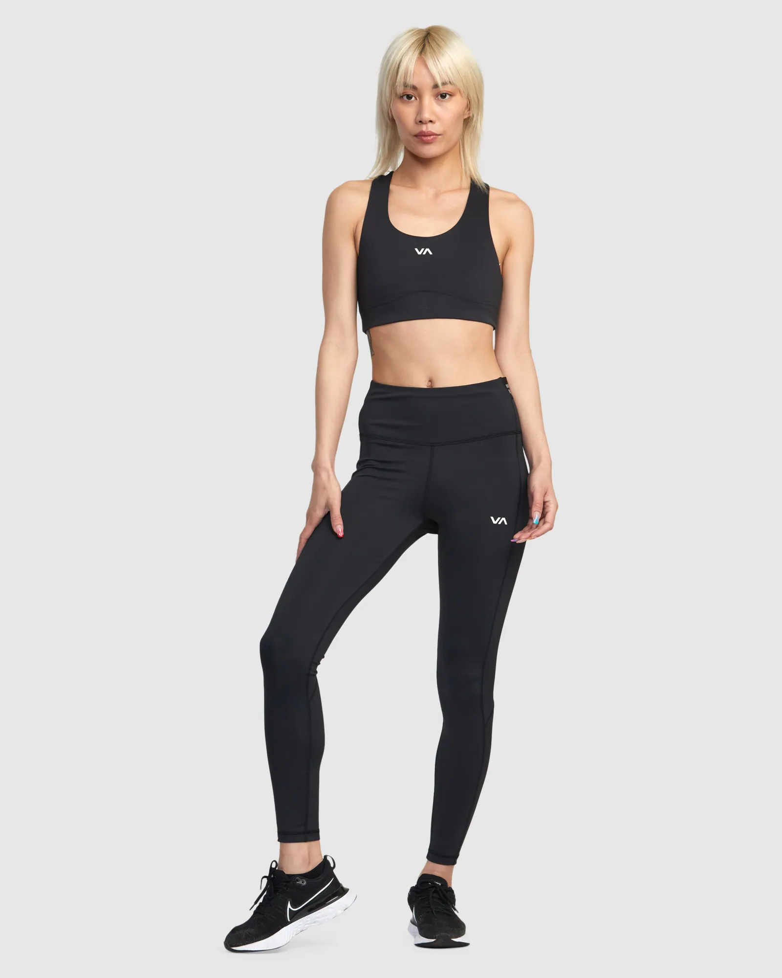 Rvca Va Sport Compression Tights - Black | SurfStitch