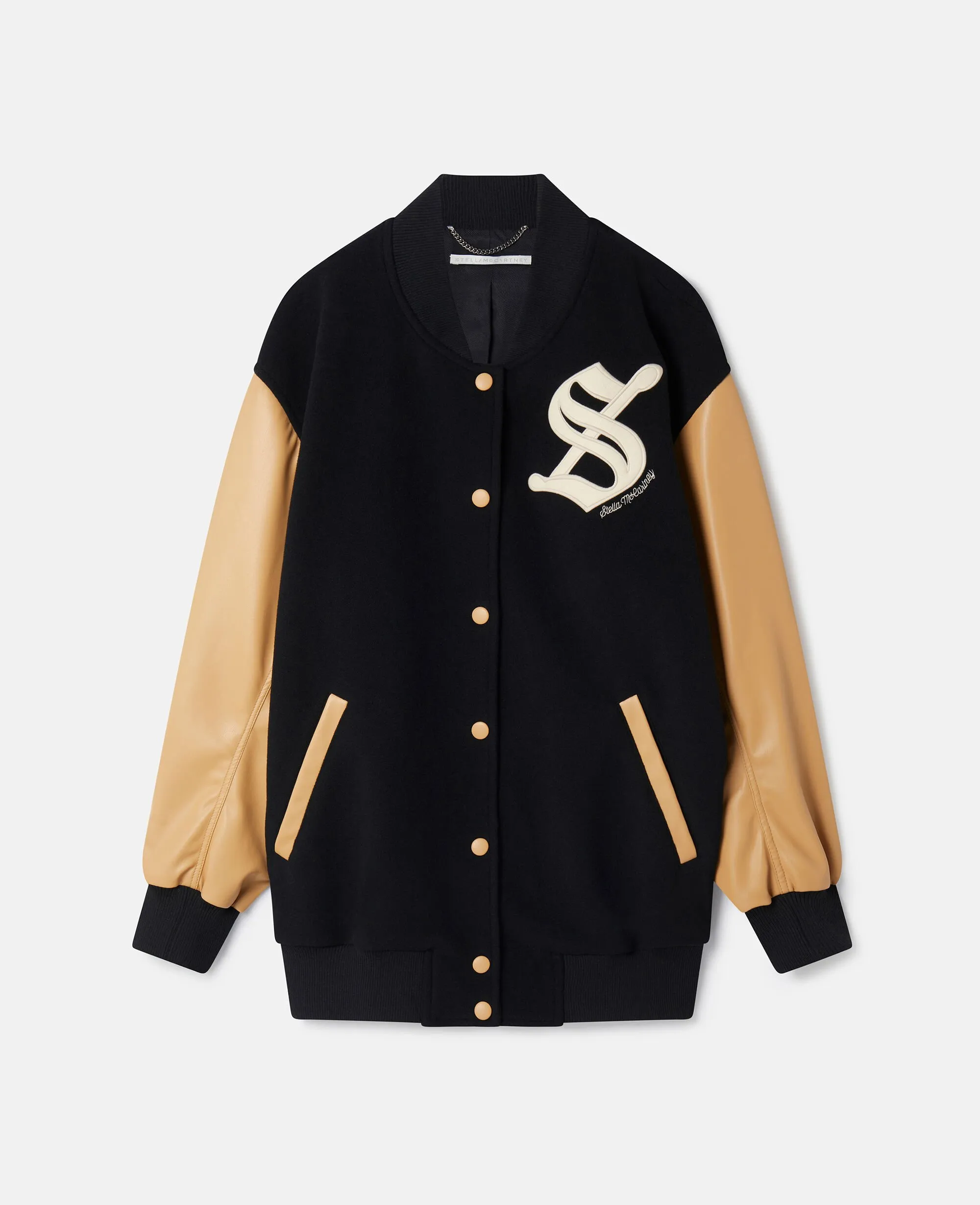 'S' Letterman Bomber Jacket