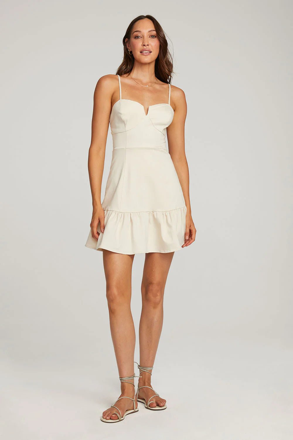 Saltwater Luxe Emi Mini Dress in Salt