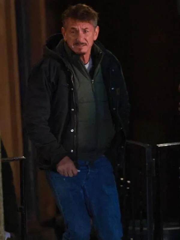 Sean Penn Daddio Black Jacket - New American Jackets