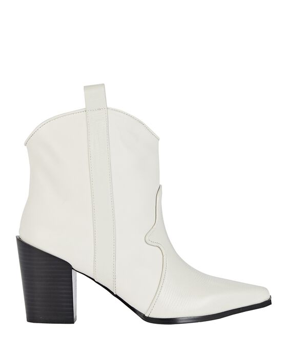 Senso Women's Quillan Calf Leather Cowboy Boot - WHITE