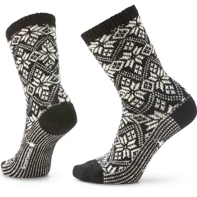 Smartwool Evy Snowflake Pattern Crew in Black