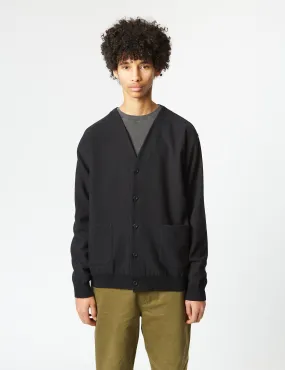 Snow Peak Co/Pe Knit Cardigan - Black