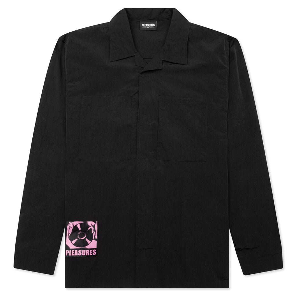 Stare Longsleeve Overshirt - Black