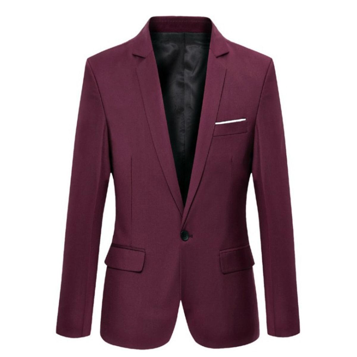 Style Slim Fit Small Suit Casual Western Blazer