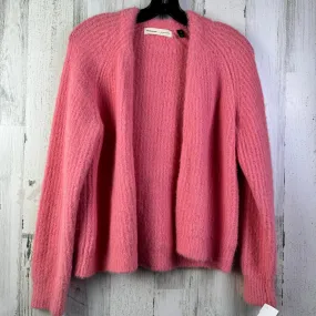 Sweater Cardigan By Sleeping On Snow In Pink, Size: S