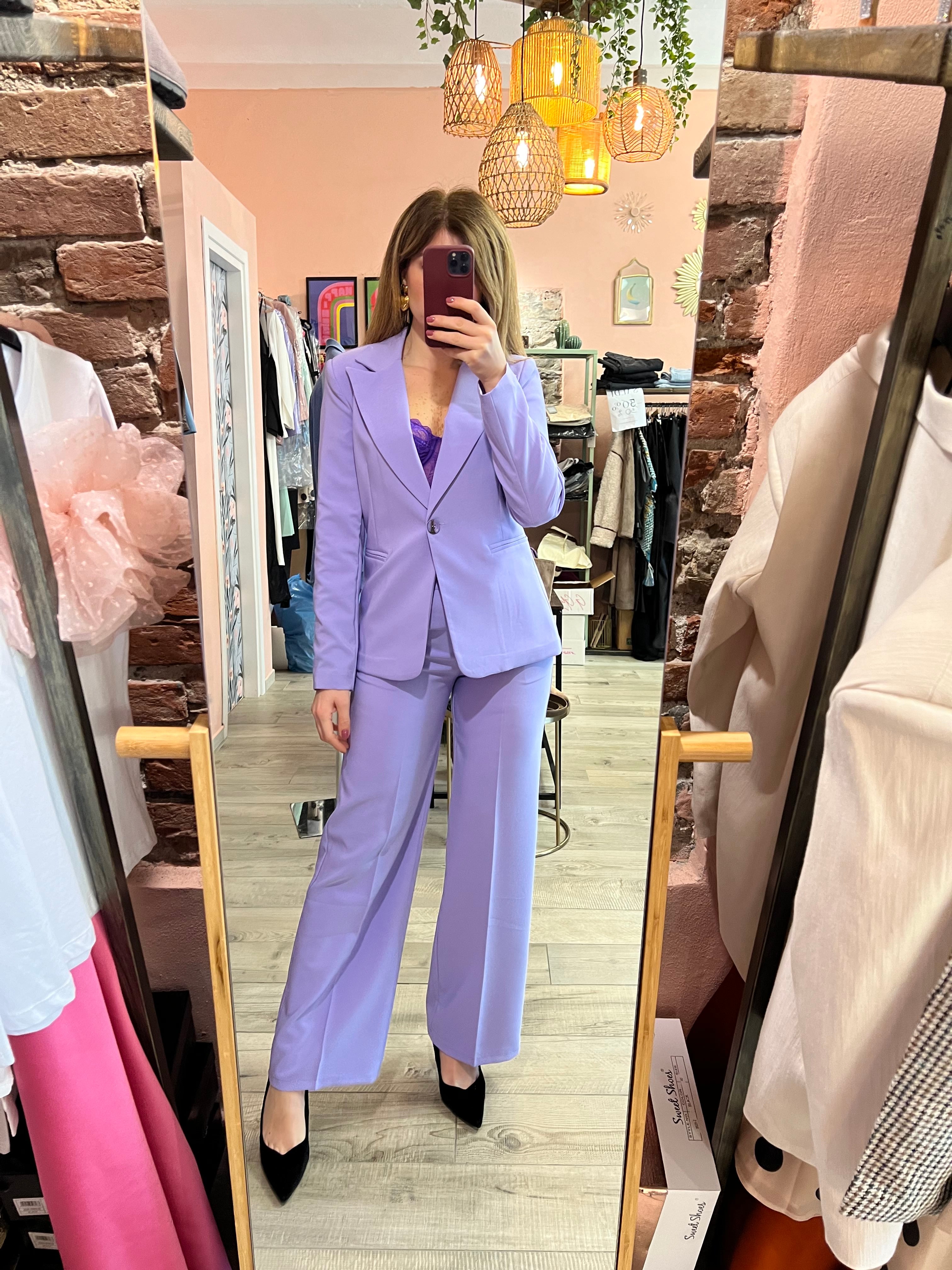 Tailleur Laura pantaloni a palazzo