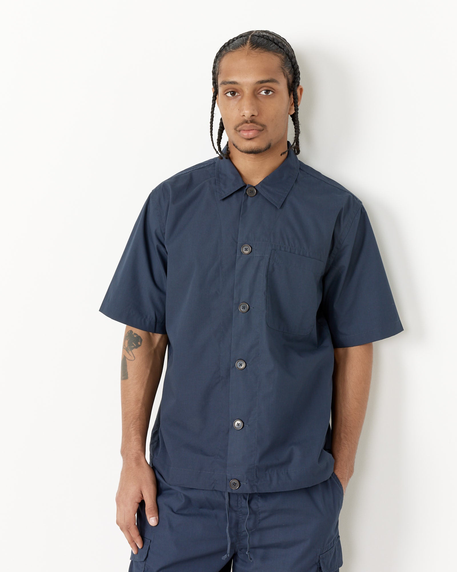 Tech Overshirt in Navy