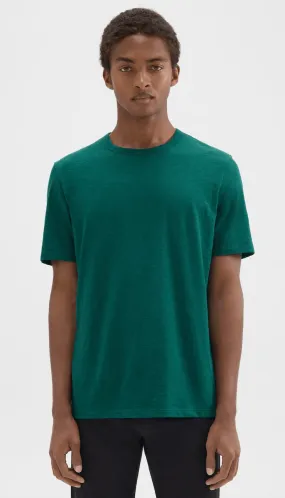 Theory Cosmos Slub Cotton Essential Tee in Foliage