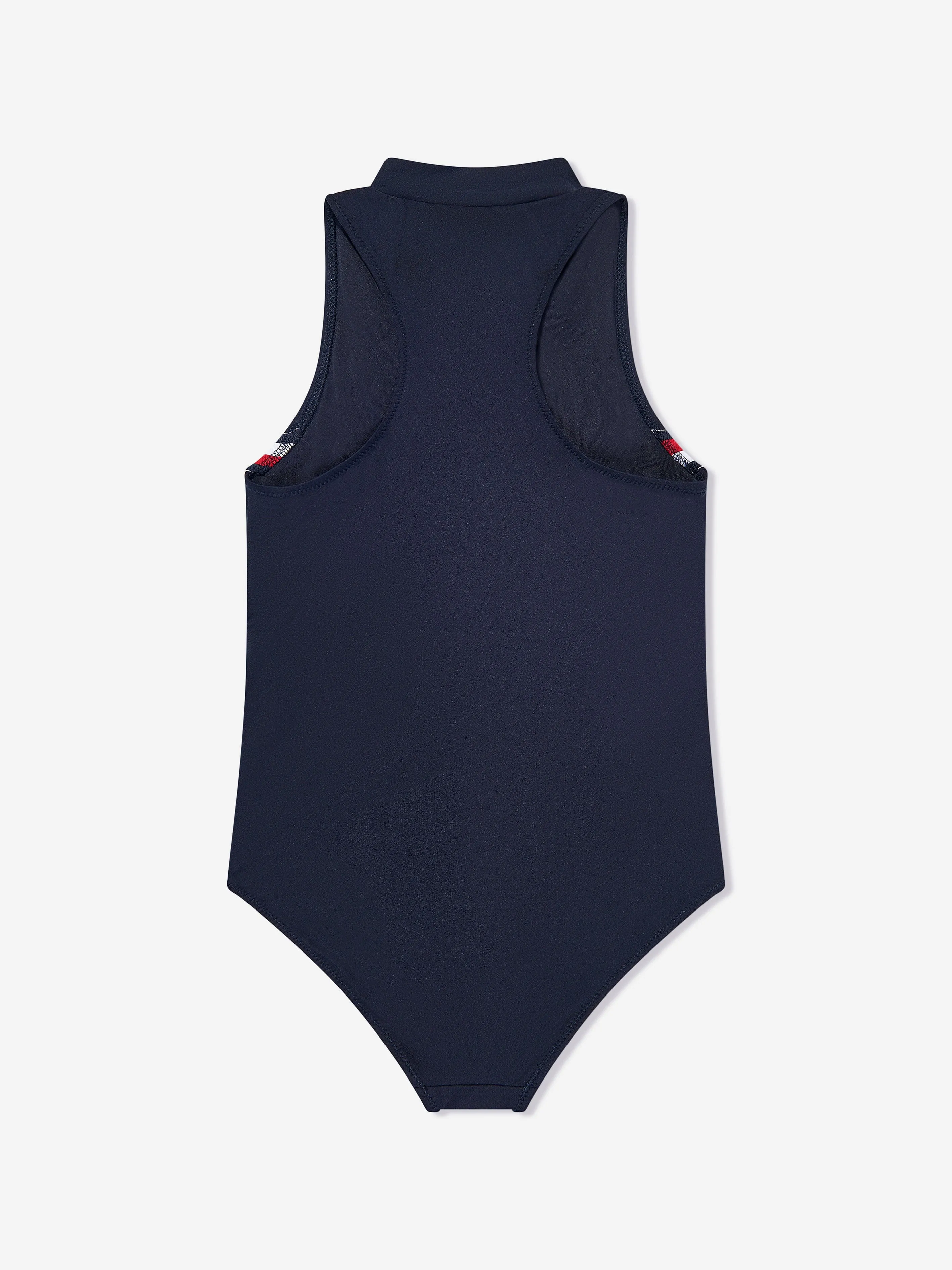 Tommy Hilfiger Girls Rashguard Swimsuit in Navy