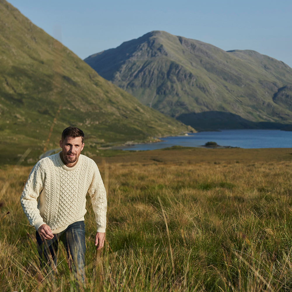 Traditional Aran Sweater - Aran Woollen Mills