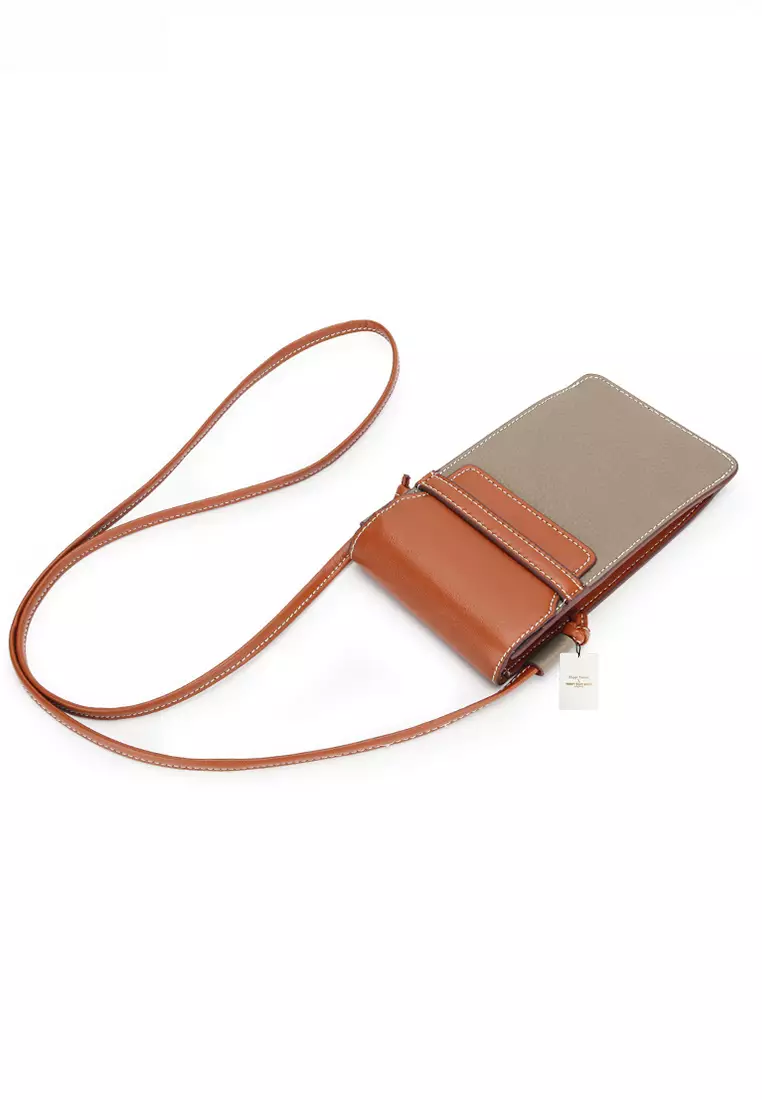 Twenty Eight Shoes Multi Purpose Color Matching Full Grain Leather Mobile Cross-Body Bag JW YT-133