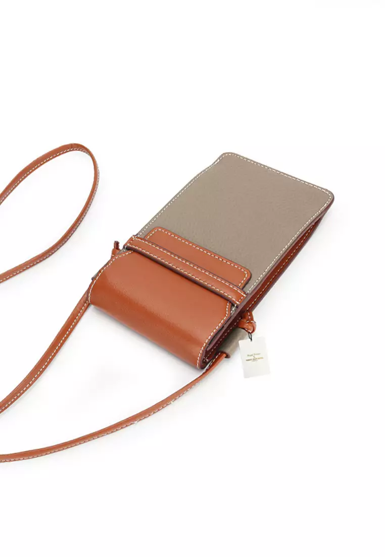 Twenty Eight Shoes Multi Purpose Color Matching Full Grain Leather Mobile Cross-Body Bag JW YT-133