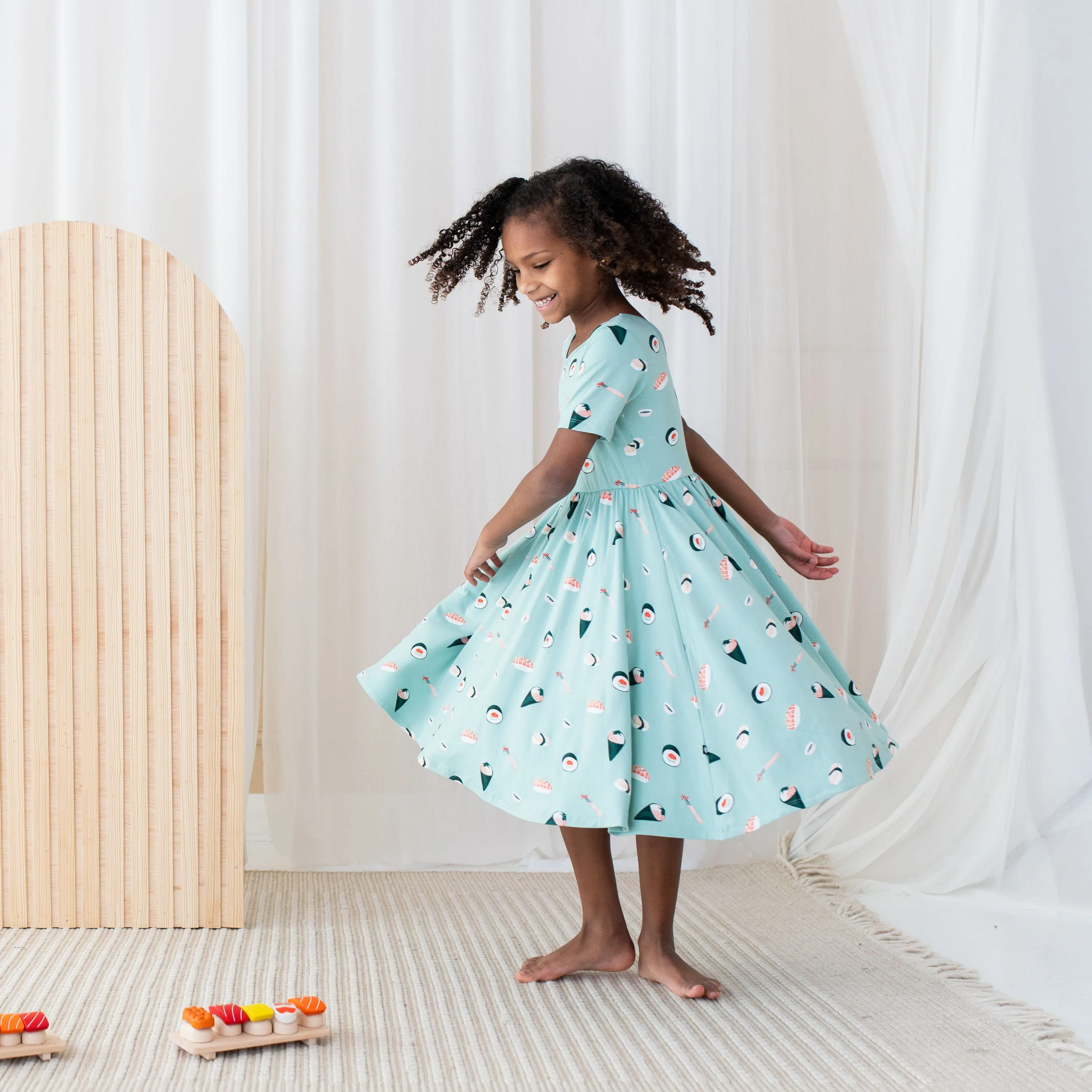 Twirl Dress in Sushi