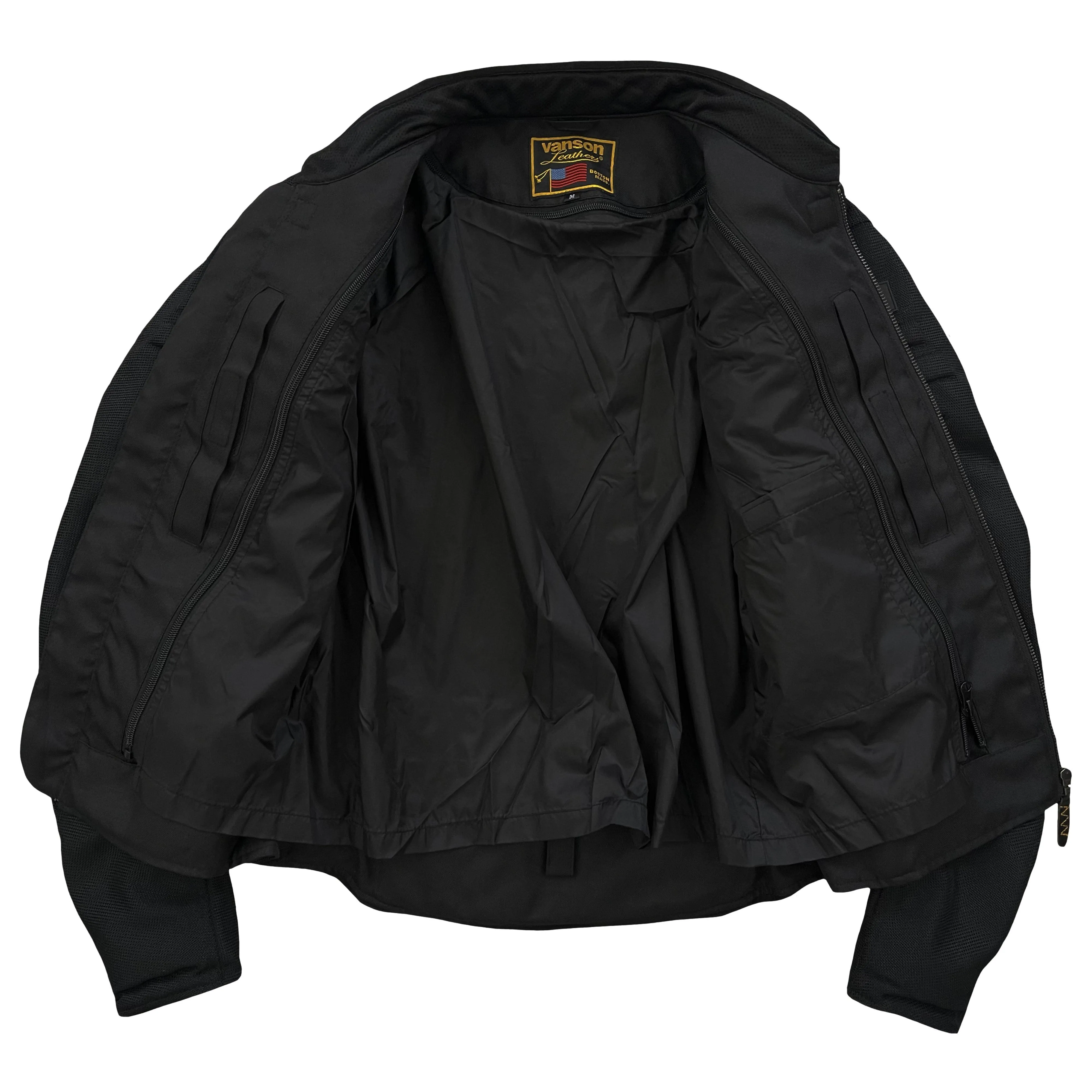 Vanson Leathers Motorcycle Mesh Racer Jacket - M