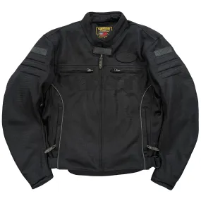 Vanson Leathers Motorcycle Mesh Racer Jacket - M