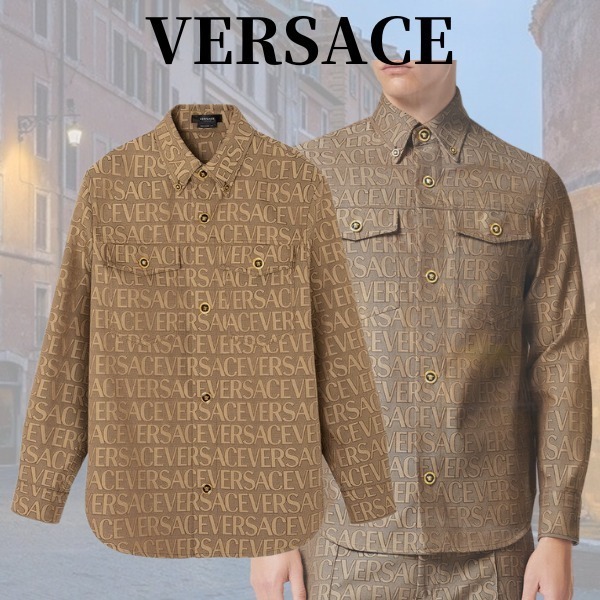 VERSACE  |Versace Allover Overshirt