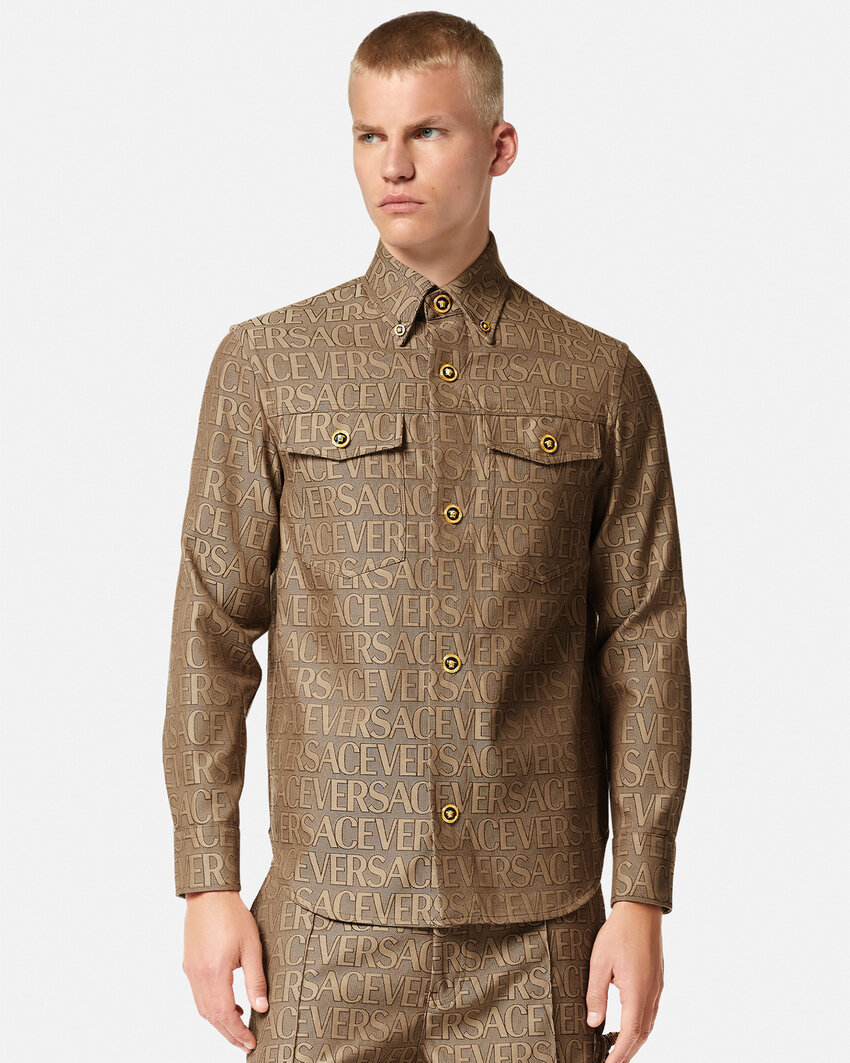 VERSACE  |Versace Allover Overshirt