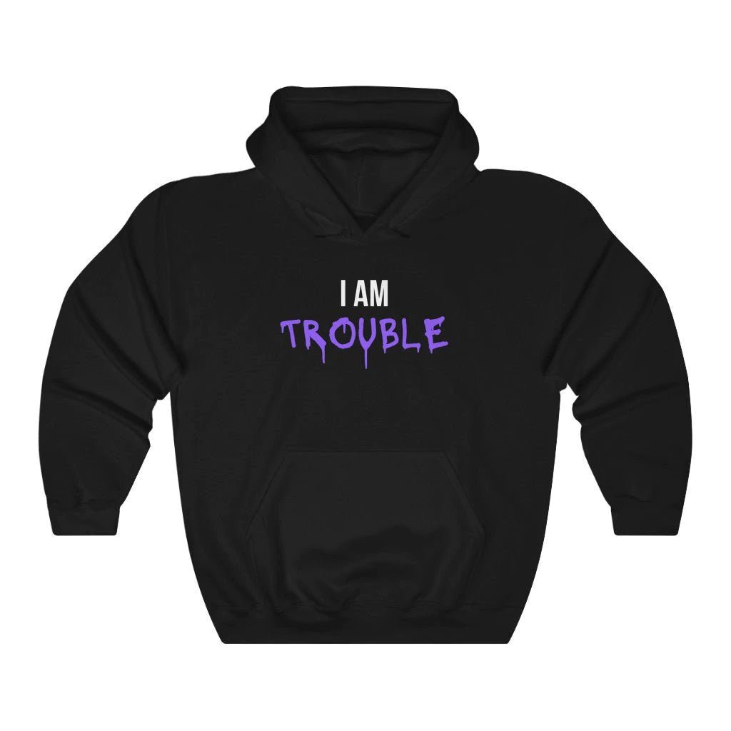 Where I Go Trouble Follows Matching Couple Hoodies