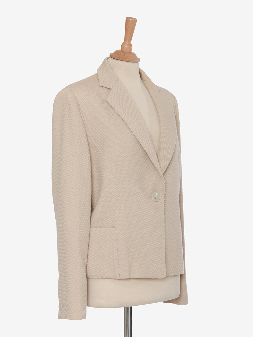 Women's Erre Beige Wool Blazer