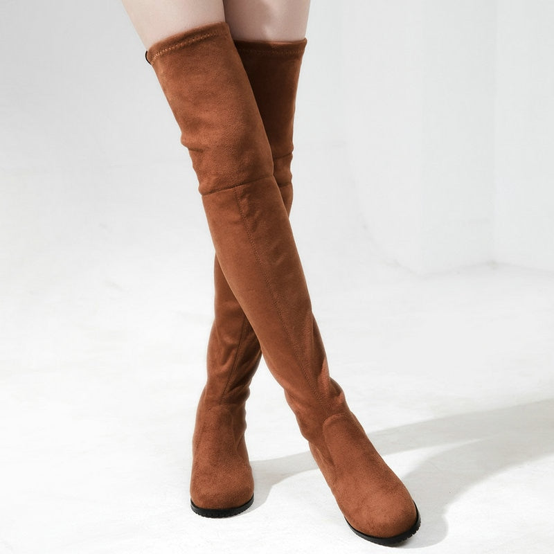 Women's Fashion Comfortable Elastic Slim Fit Over-the-knee Long Boots