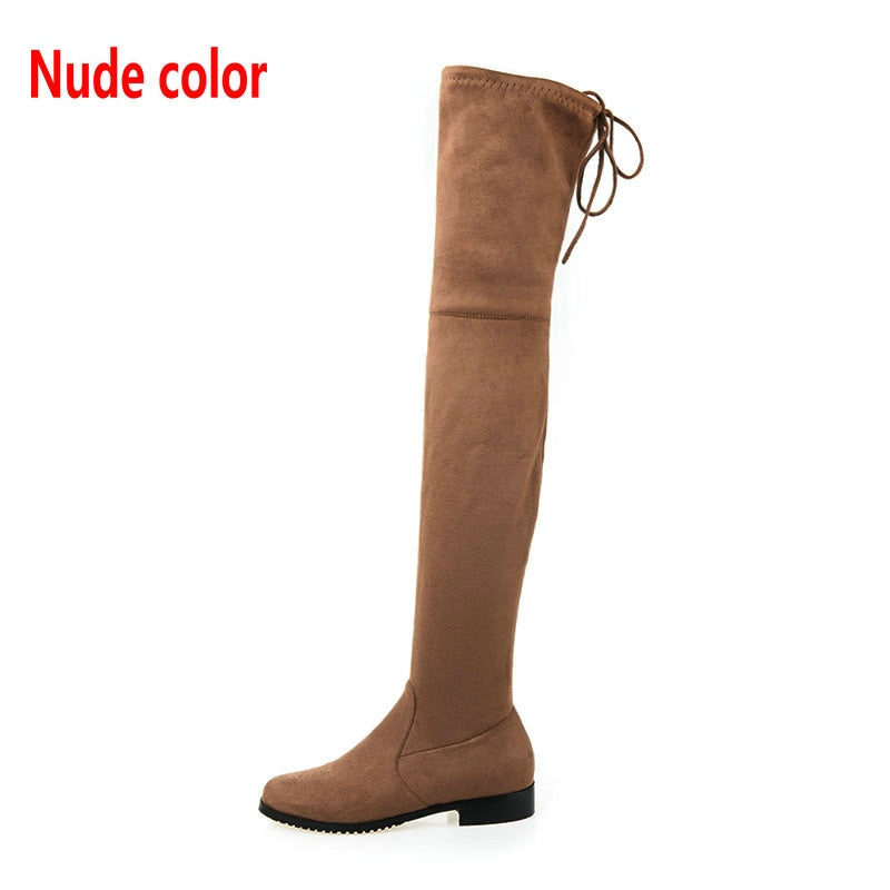 Women's Fashion Comfortable Elastic Slim Fit Over-the-knee Long Boots