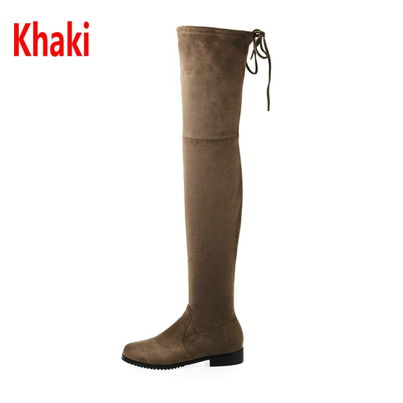 Women's Fashion Comfortable Elastic Slim Fit Over-the-knee Long Boots