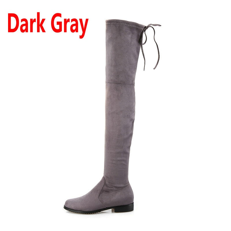 Women's Fashion Comfortable Elastic Slim Fit Over-the-knee Long Boots