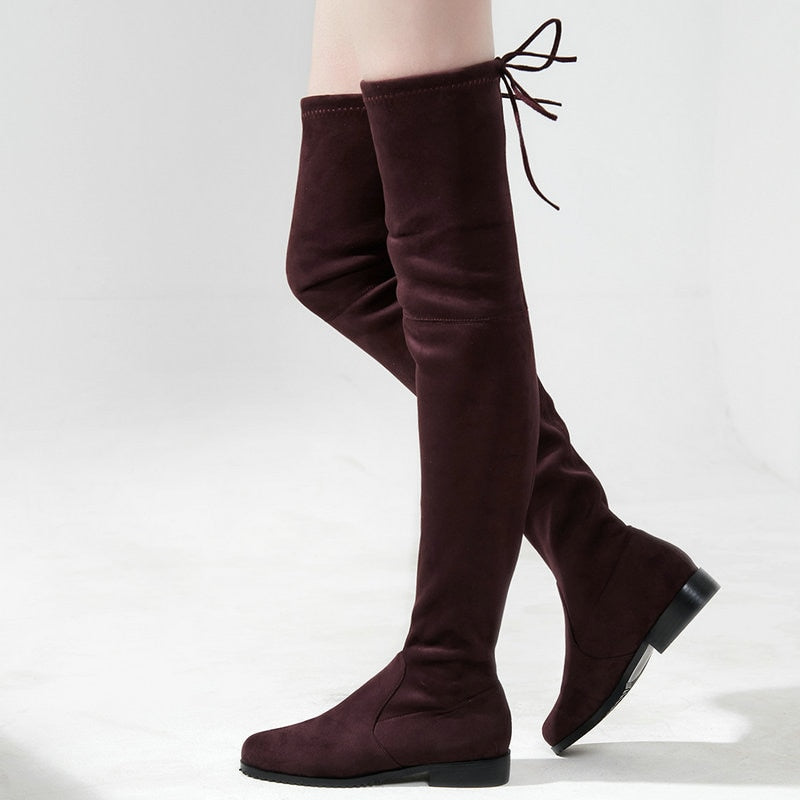 Women's Fashion Comfortable Elastic Slim Fit Over-the-knee Long Boots