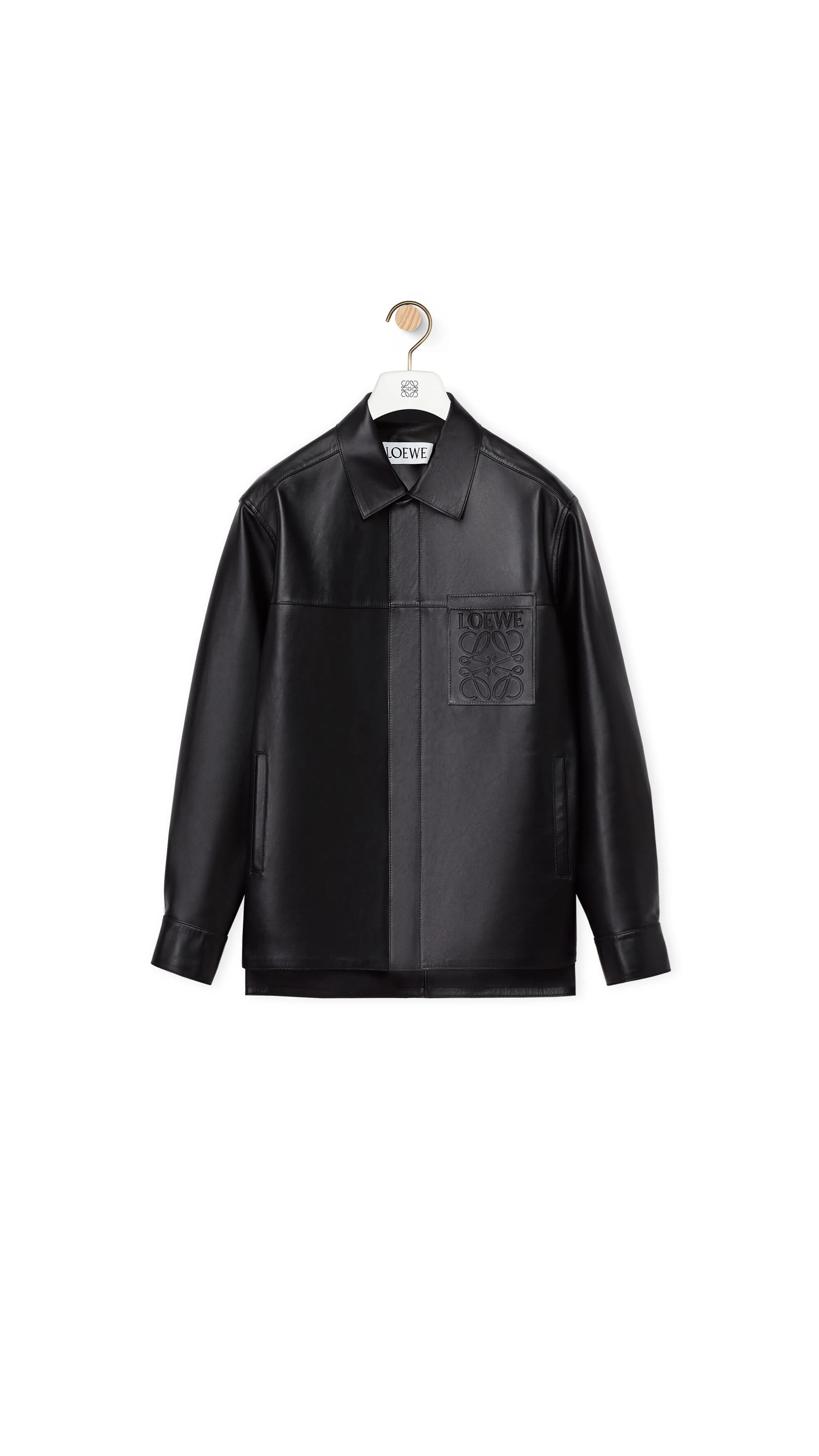 Zip-up Overshirt - Black